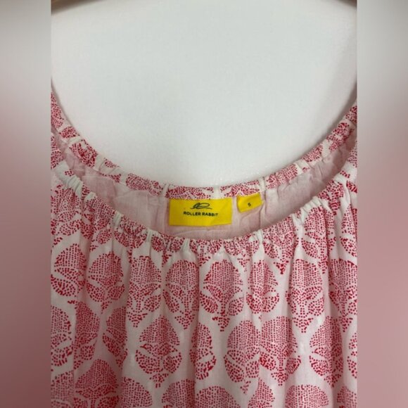 Roberta Roller Rabbit rosemary Abha dress coral size Xl - Picture 4 of 10